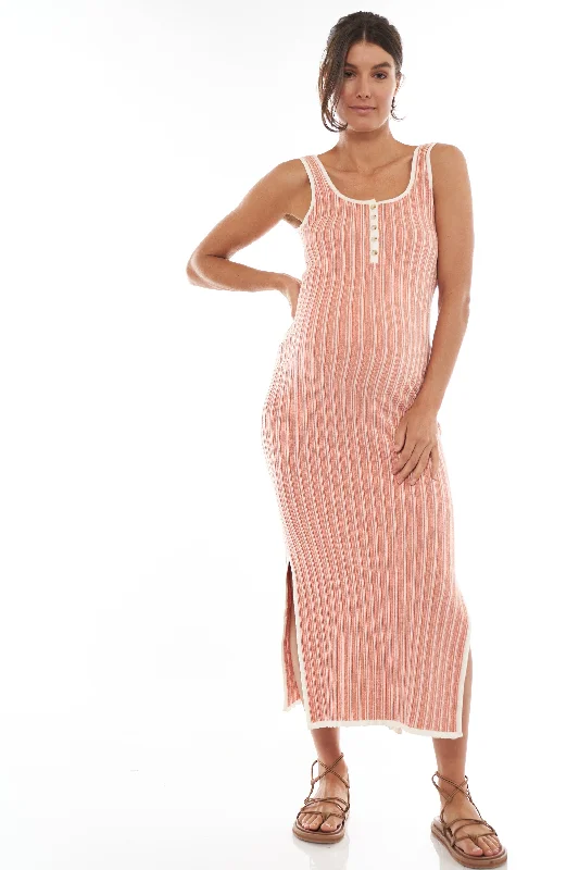 Sunset Column Knit Dress