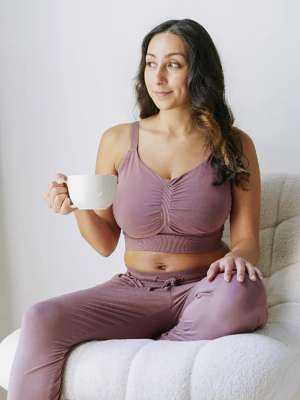 Sublime® Bamboo Hands-Free Pumping Lounge & Sleep Bra | Twilight