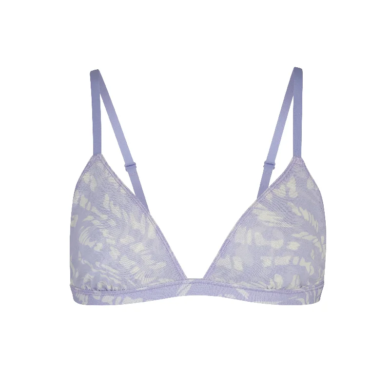 SUMMER MESH TRIANGLE BRALETTE | LILAC SWIRL