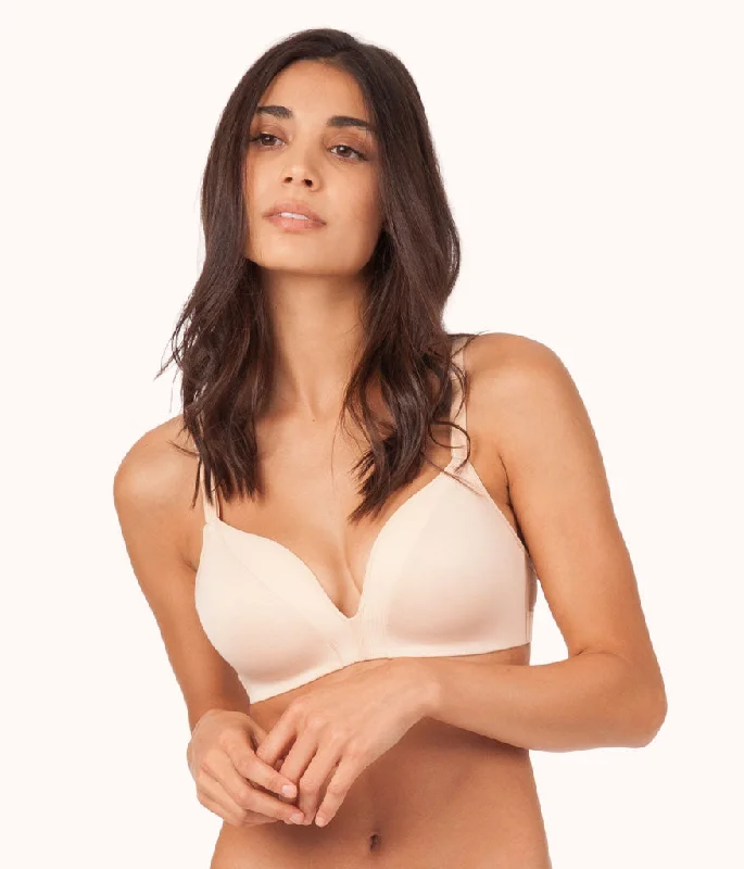 The All-Day Deep V No-Wire: Toasted Almond