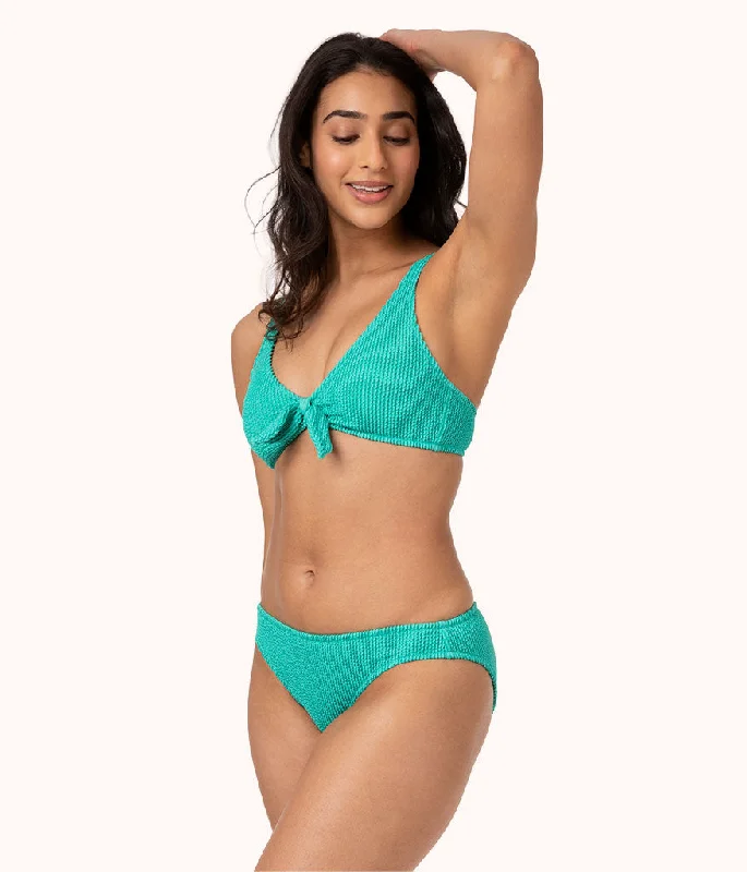 The Ruched Bikini: Aquamarine