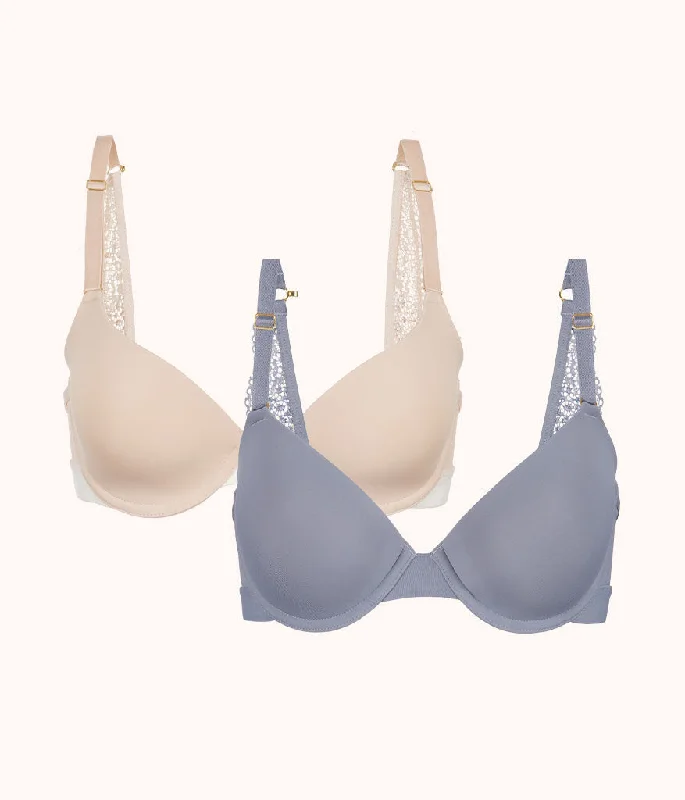 The T-Shirt Bra Bundle: Toasted Almond/Smoke