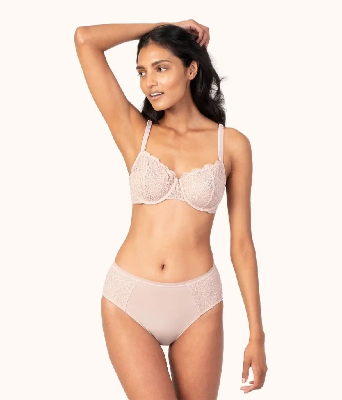 The Unlined Lace Bra: Orchid