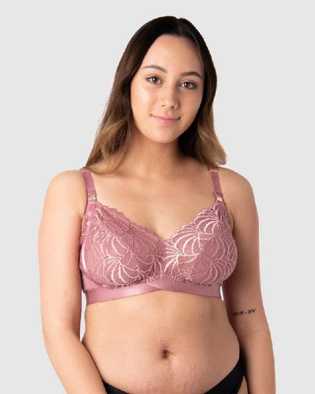 WARRIOR SOFT CUP ANTIQUE ROSE MULTIFIT NURSING BRA - WIREFREE