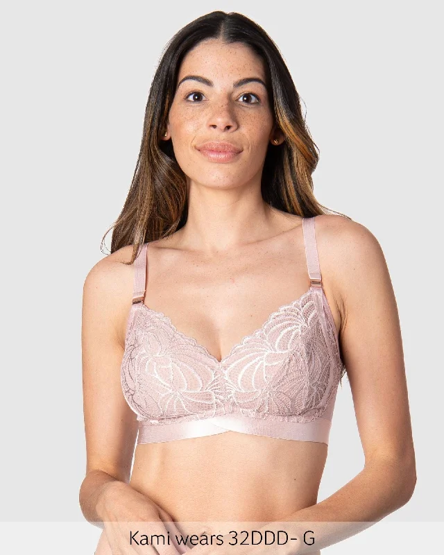 WARRIOR SOFT CUP BLUSH MULTIFIT NURSING BRA - WIREFREE