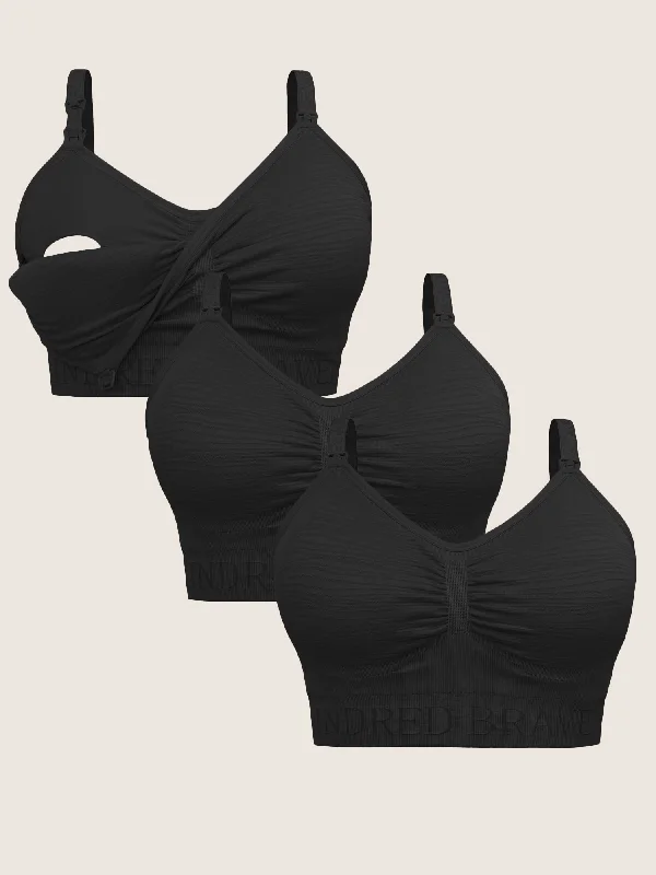 Wash Wear Spare® Pumping Bra Pack | Black