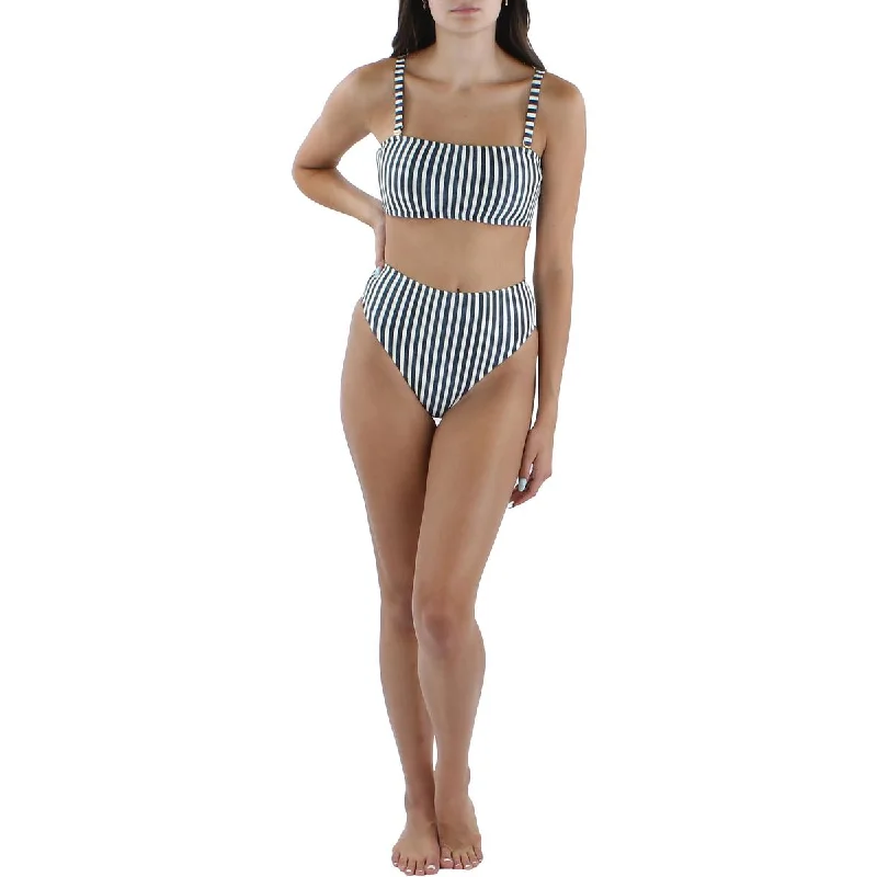 We Wore What Womens Emily Striped Hipster Swim Bottom Separates