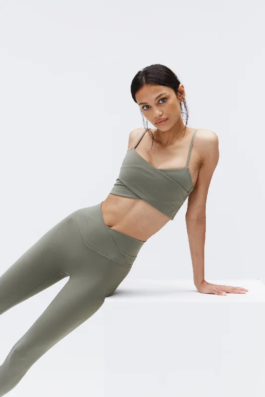 Wrap Bra - Olive Green