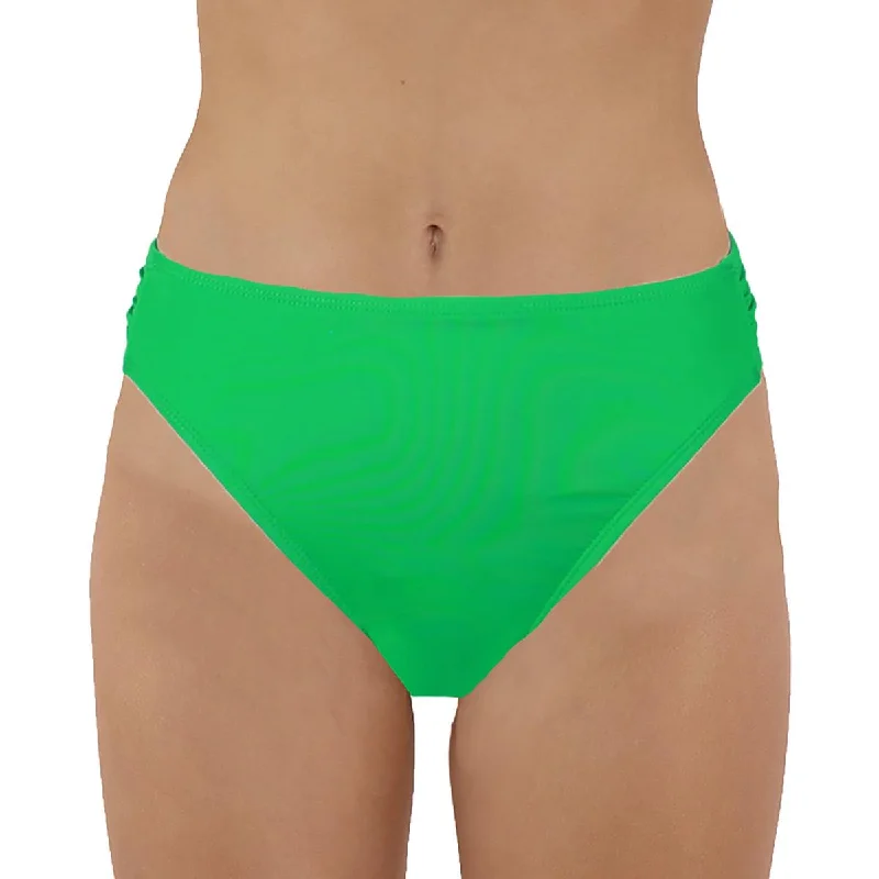 Lauren Ralph Lauren Womens Solid Nylon Swim Bottom Separates