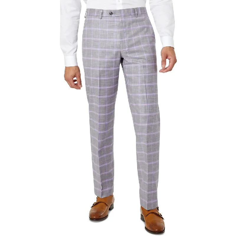 Sean John Mens Classic Fit Pattern Suit Pants