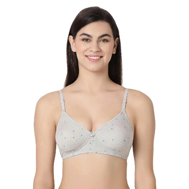 1030-14 Padded T-Shirt Bra  Grey