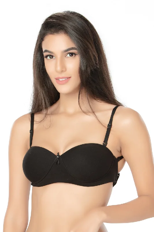 1230 Plain Mold T-shirt Bra Black