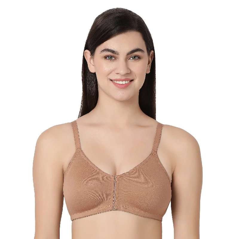 1258  Non Padded T-Shirt  Bra Coffee