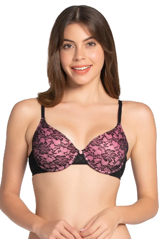 AMANTE-BRA10301 Floral Romance Padded Wired Bra