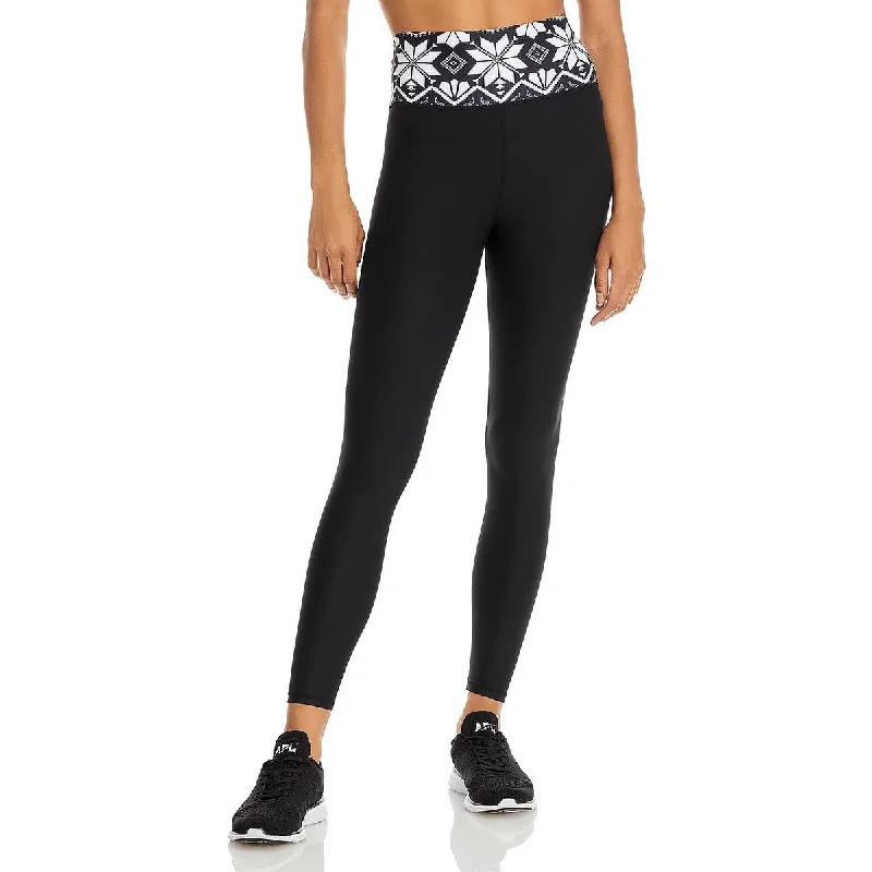 Aqua Womens Running Fitness Athletic Leggings