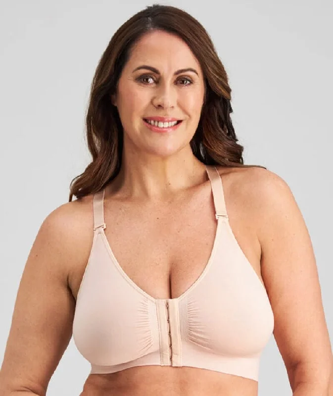 Bendon Restore Front Opening Wire-Free Bra - Latte