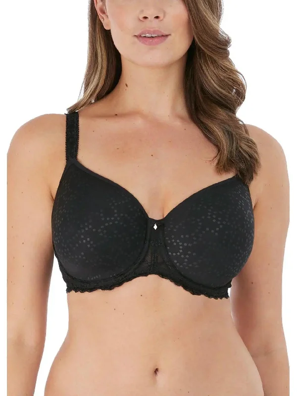 Black Ana Moulded Spacer Bra