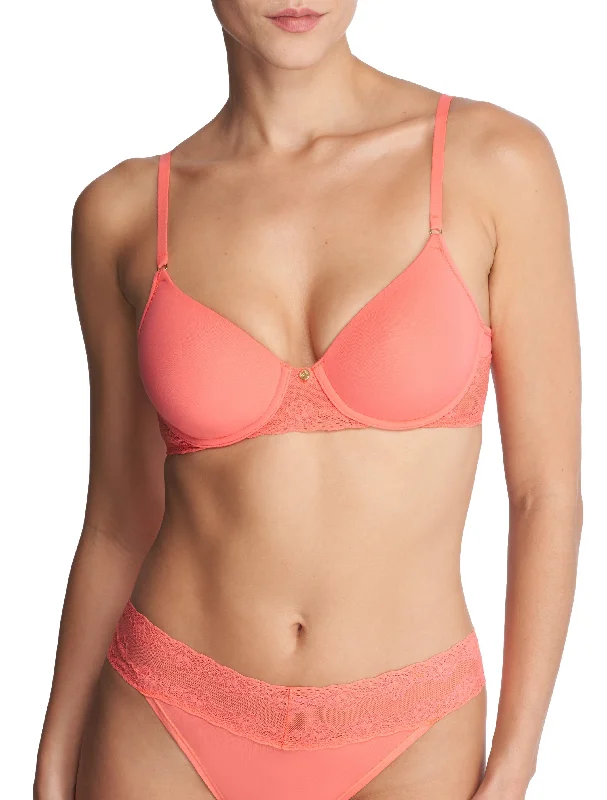 Bliss Perfection Contour Underwire Bra in Papaya