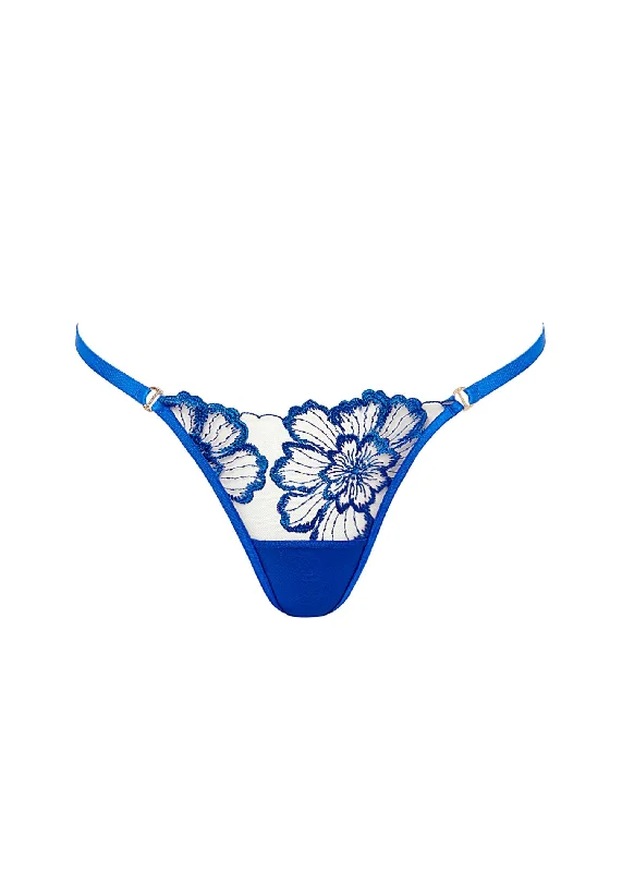 Catalina Thong (Egyptian Blue/Sheer)