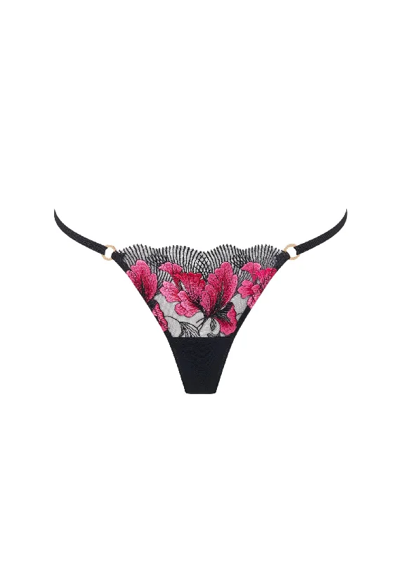 Vivienne Thong (Fuchsia Pink/Red/Black)