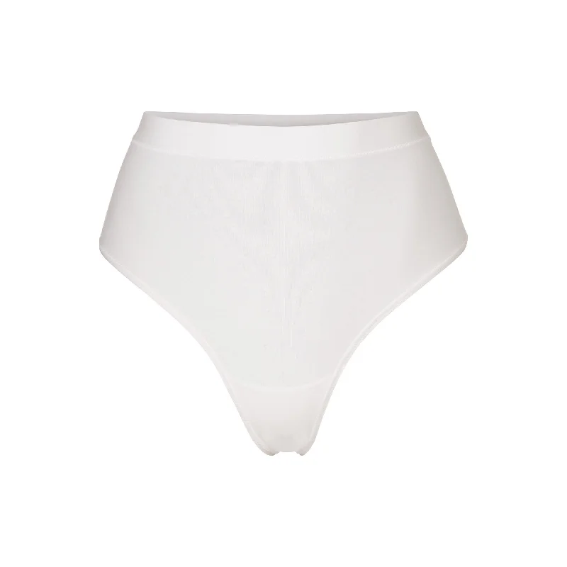 BODY BASICS HIGH WAIST THONG | MARBLE