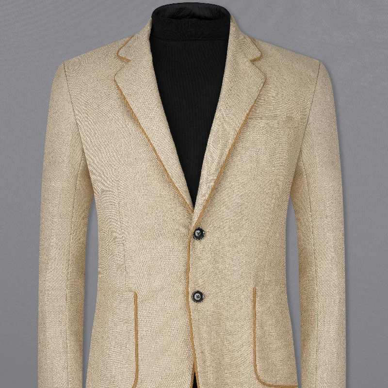 Bronco Brown Wool Rich Blazer