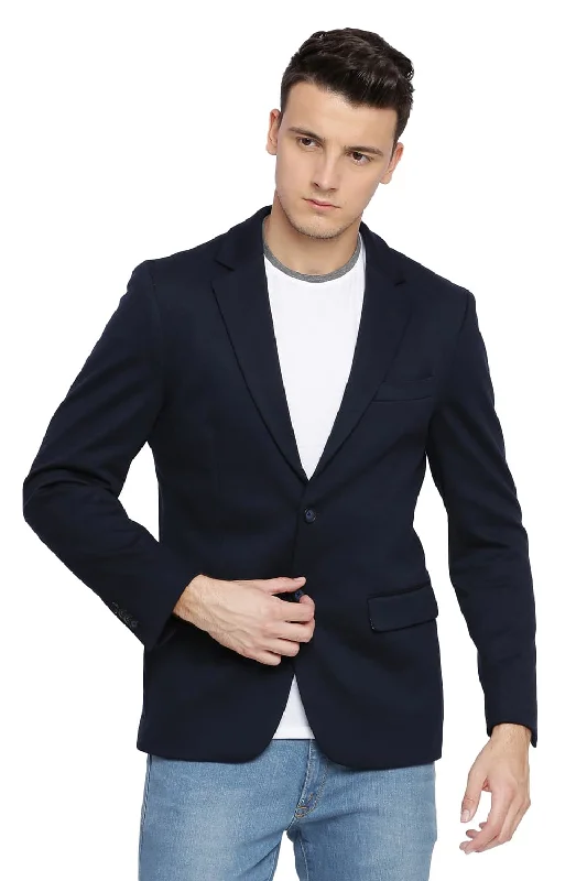 Comfort Fit 2 Button Knit Blazer