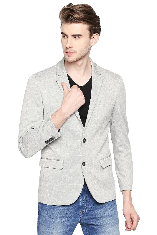 Comfort Fit 2 Button Knitted Blazer