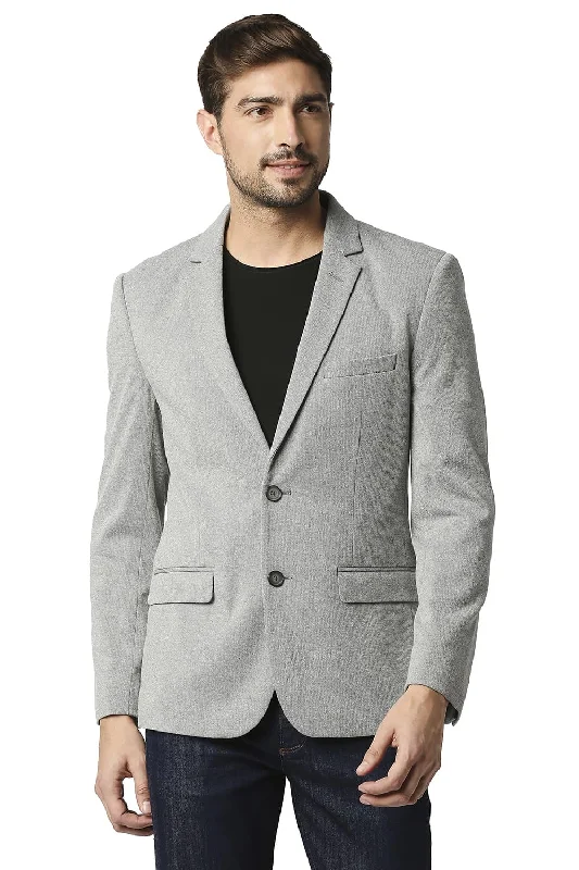 Comfort Fit Broken Twill Knit Blazers