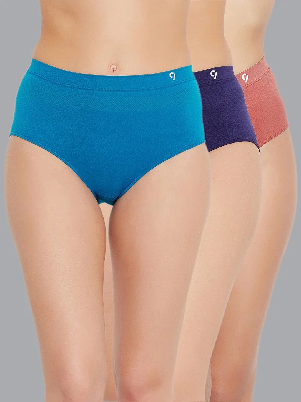 C9 Airwear Seamless Assorted Underwear Briefs For Women - Pack of 3