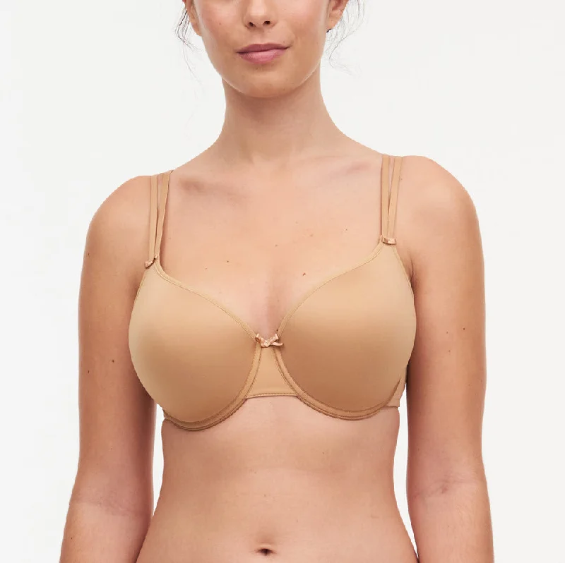 Chantelle Basic Invisible Toffee Seamless T Shirt Bra 1241