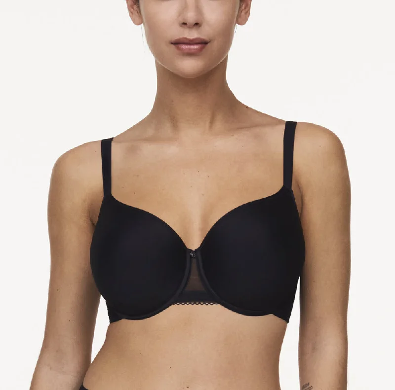 Chantelle C Jolie Black Smooth T Shirt Bra 13B6