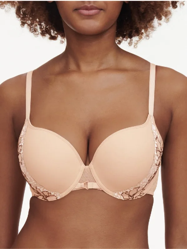 Spice Covering T-Shirt Bra - Clay Nude/Black