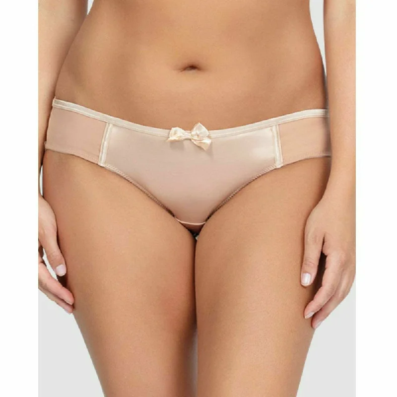 Charlotte Low-Rise Satin Bikini Brief