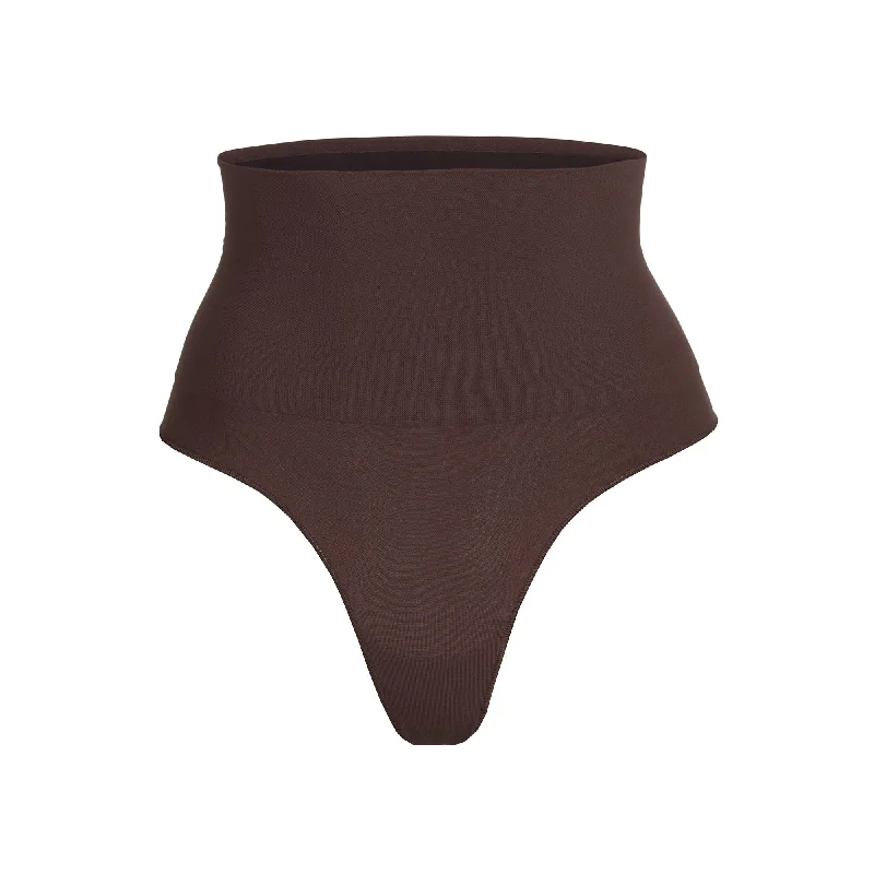 CORE CONTROL THONG | COCOA