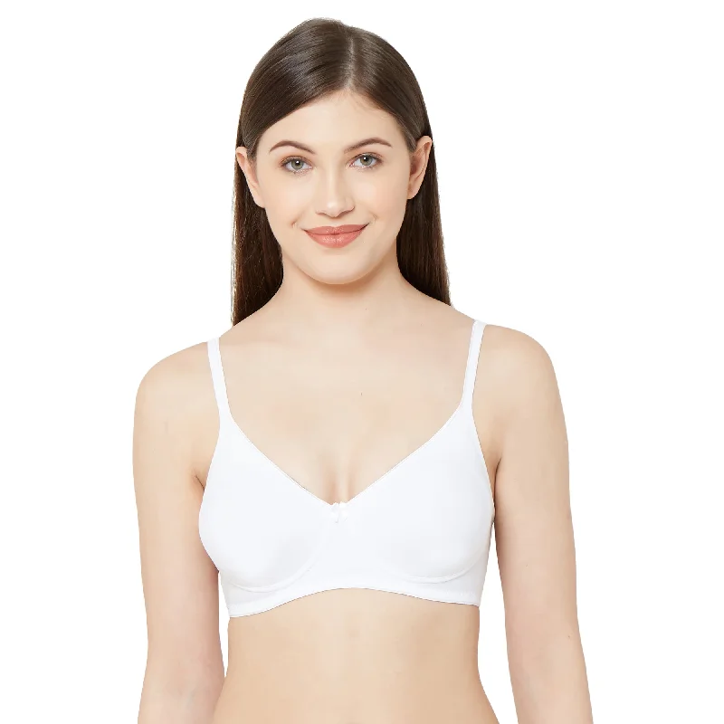 1025 - Plain Mold T-Shirt Bra White