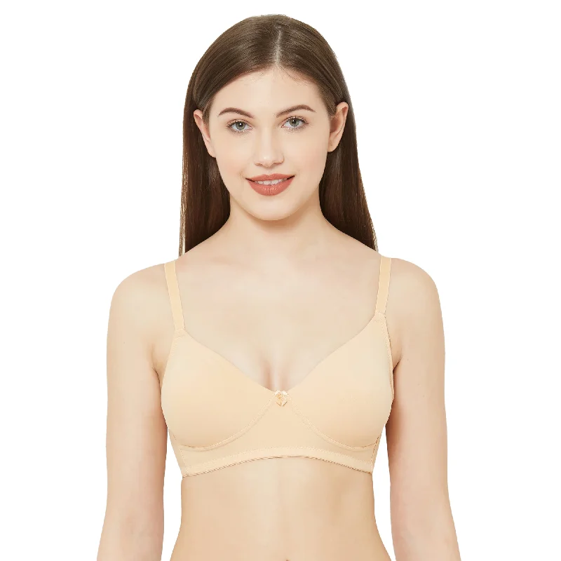 Saheli-Cotton Basics Plain Non Padded Mold Bra Skin