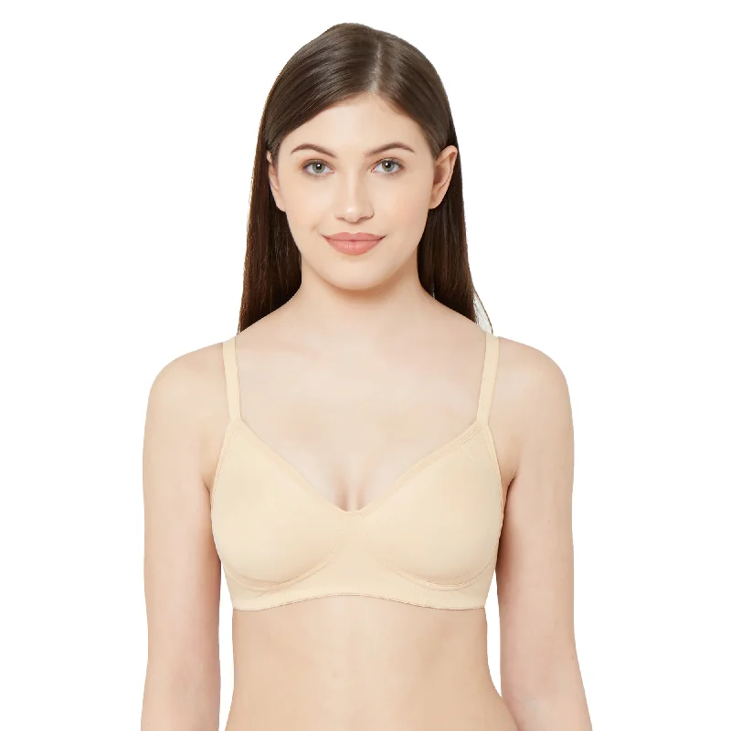 Sakhi - Plain Side Support Everyday Bra Skin