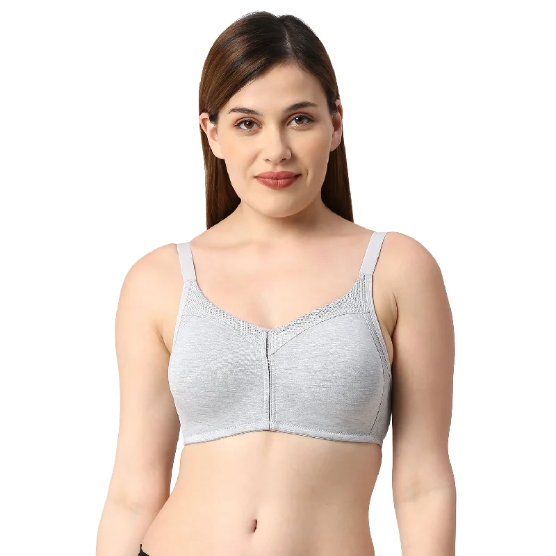 JB 45-Plain Mold T-shirt Bra Grey