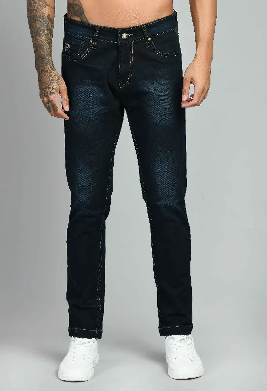 Denim Lycra Mid Rise Slim Fit Jeans