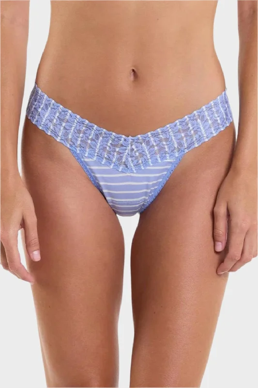 Down the Line Cotton Low Rise Thong