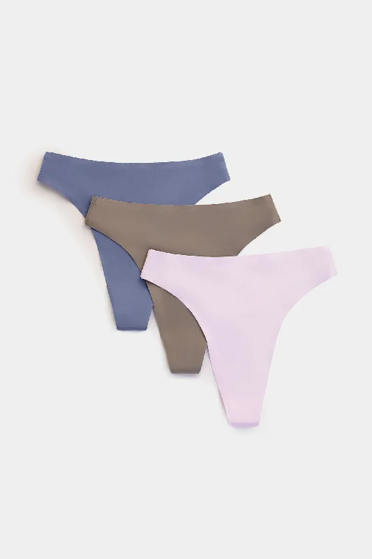 Base High Thong in Dusk (Pack)