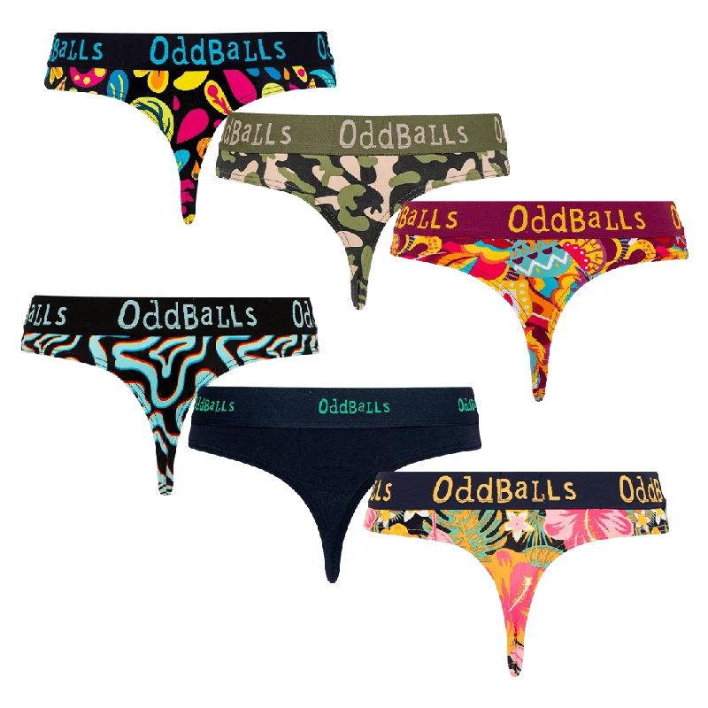 Elemental Trip Bundle - Ladies Thong 6 Pack Bundle