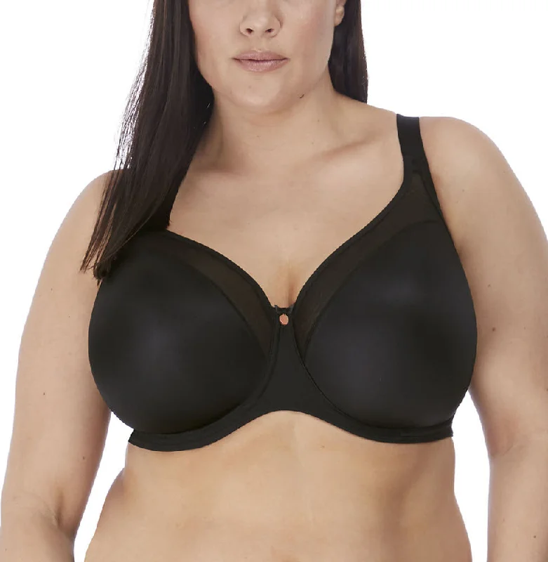 Elomi Smooth Black Unlined T Shirt Bra 4301