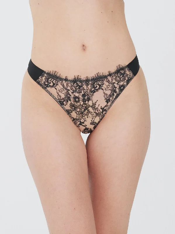 Entice Front Lace Thong