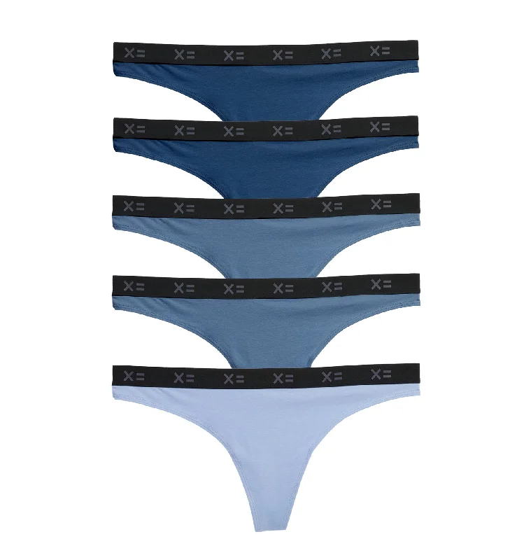 Lightweight Thong 5-Pack - Bluestone