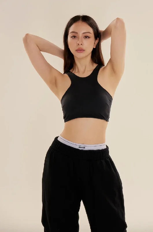 Essential Y-Neck Bra Top (輕透削肩-固定罩杯)