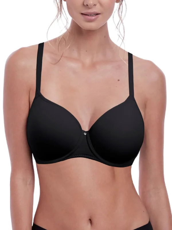 Aura Moulded T-Shirt Bra - Black