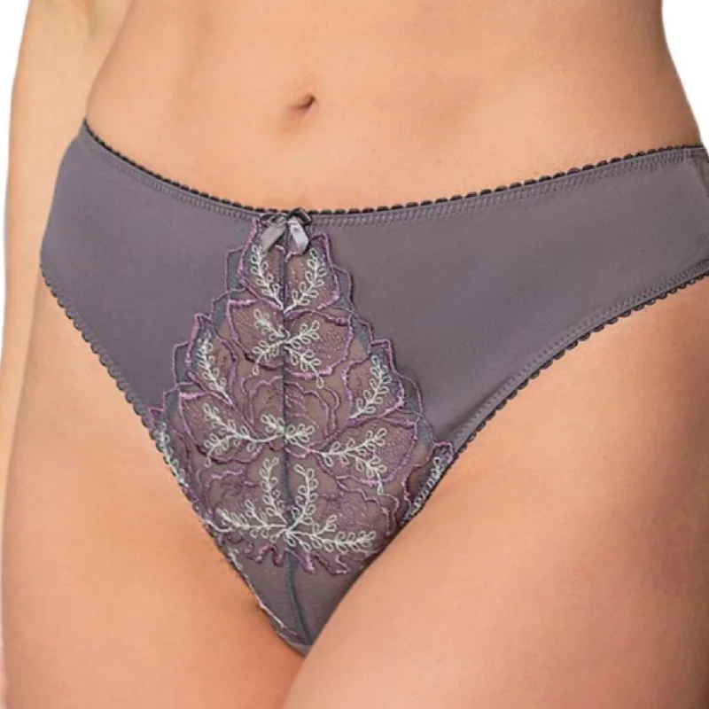 Fit Fully Yours - Bridget Thong - Deep Mauve Plum