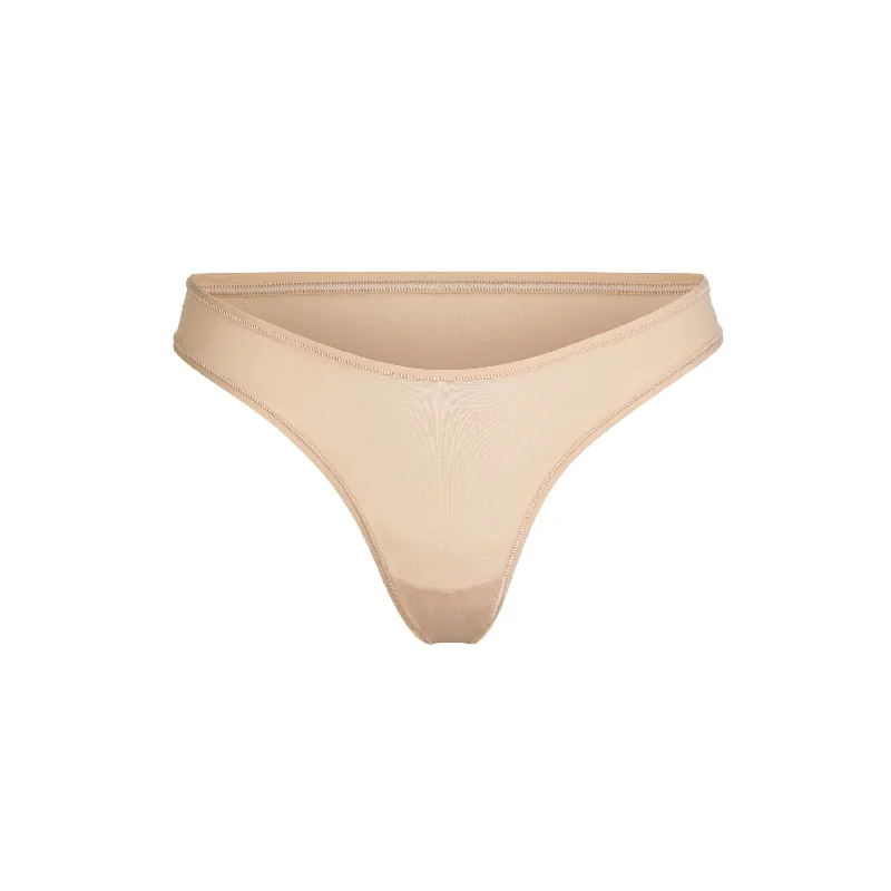 FITS EVERYBODY DIPPED FRONT THONG | CLAY